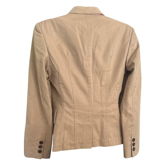 Junya Watanabe Comme Des Garçons Beige Cotton Blazer Womens Small Jacket sm s - Picture 2 of 5